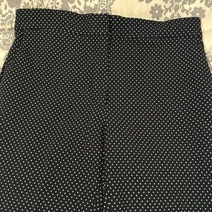 ANN Taylor Trousers Pants,women, Navy blue & white polka dots, size 6